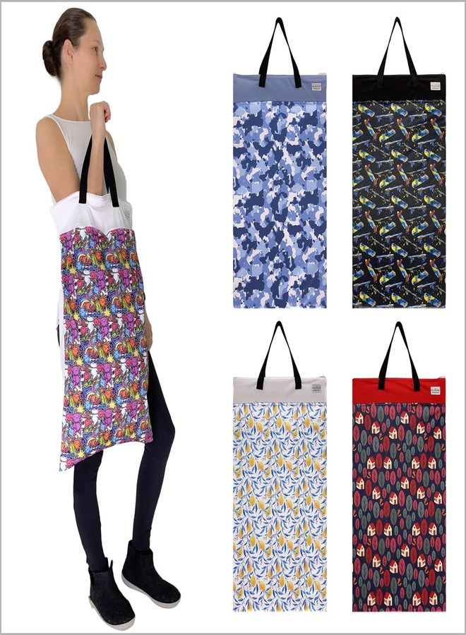Ecoable Large Wet Dry Bag: Travel Tote Organizer for Diapers, Laundry, Beach, Pool, Stroller, Dirty Gym Clothes, Swimsuits (Lemon) - Image 2